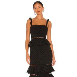 NBD Haze Midi Dress in Black